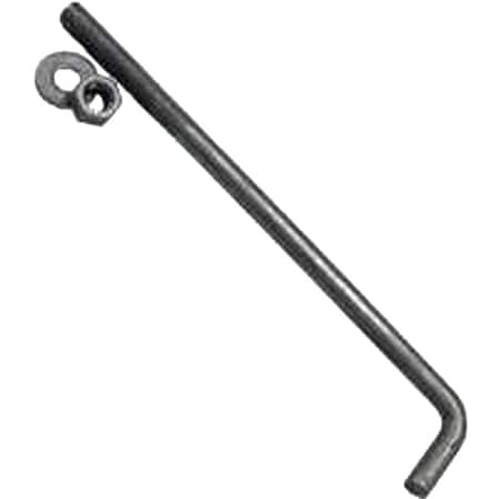 Keen Anchor Bolt - 0.5 x 10 in. Galvanized, 50PK KE3262542